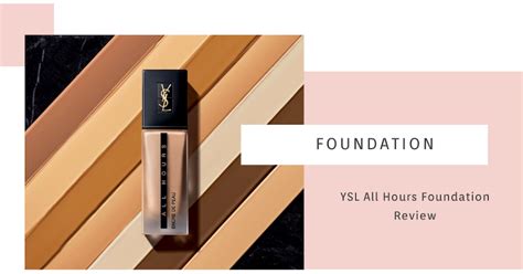 Yves Saint Laurent All Hours Foundation B05 Milk Review